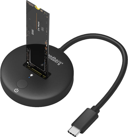 Sandberg Hard Drive Docking Station PCIe M.2(2230)" / M.2(2242)" / M.2(2260)" / M.2(2280)" with Connection USB-C (136-47)