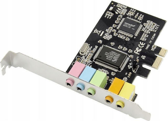 Microconnect ​Interior PCI Express 5.1 Sound Card Silver (CMI 8738)