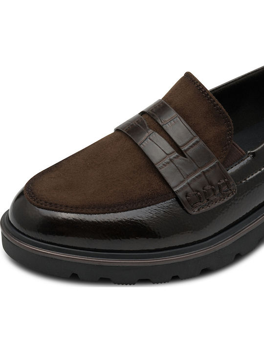Women's Moccasins in Brown Color