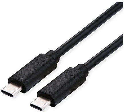 Roline USB 4 Video Cable USB-C male - USB-C 240W PD Μαύρο 1m 11.02.9091