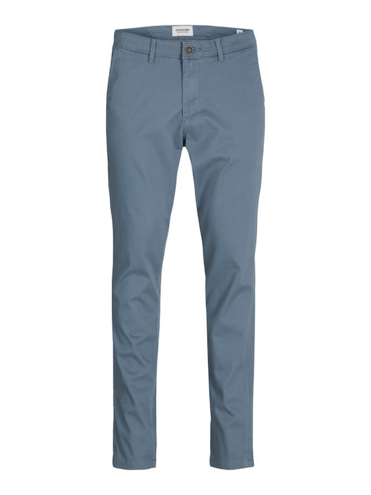 Trousers Chino Elastic in Slim Fit Stormy Weather