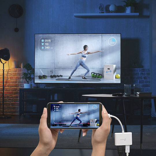 J5create Converter USB-C male to DisplayPort / HDMI female White 1pcs JCA152-N