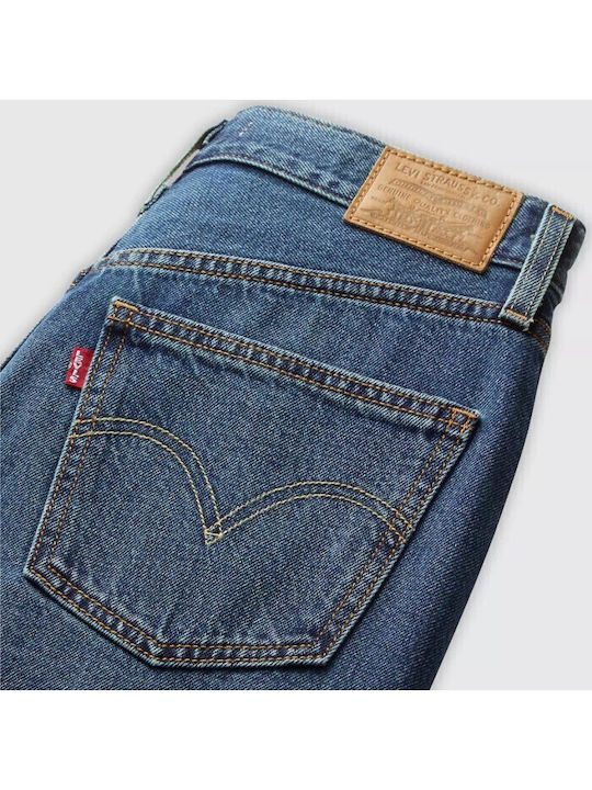Denim Hoch tailliert Rock Blau