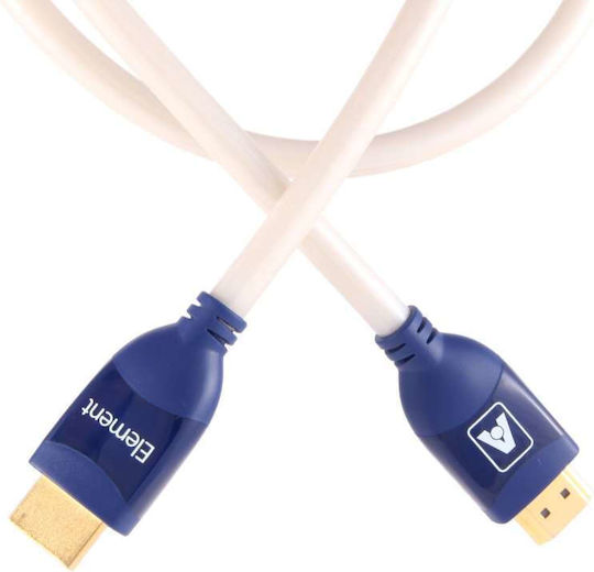 Atlas Cables Element Кабел HDMI мъжки - HDMI мъжки 1м Черен