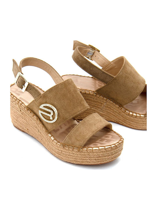 Susan Damenplattformen Beige