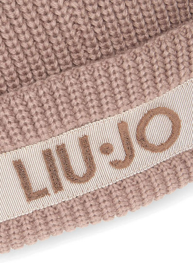 Beanie Frauen Beanie Gestrickt in Beige Farbe