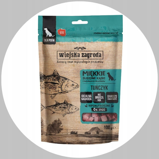 Wiejska Zagroda Υγρή Τροφή Σκύλων με Τόνο και Κρέας χωρίς Σιτηρά 100gr
