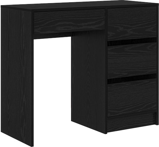 Writing Desk Black Oak Black Oak Particle Board Laminate 90x37.5x75 cm