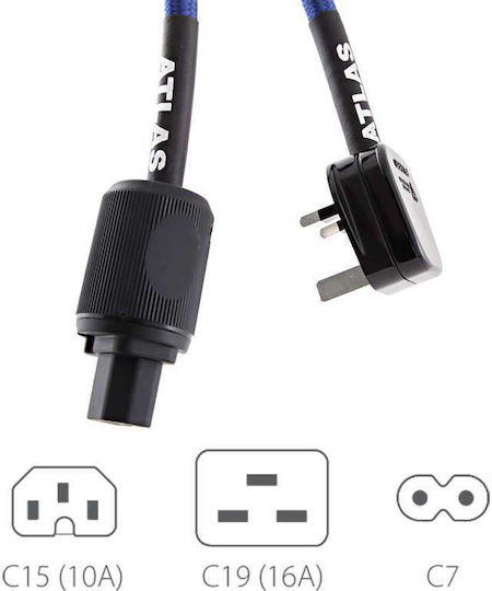 Atlas Cables IEC C15 - IEC C15 Кабел 1.5м