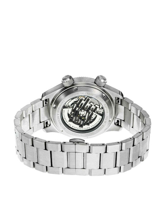 Lip Watches Мъжки Часовник Автоматичен със Сребрист Атален Гривна