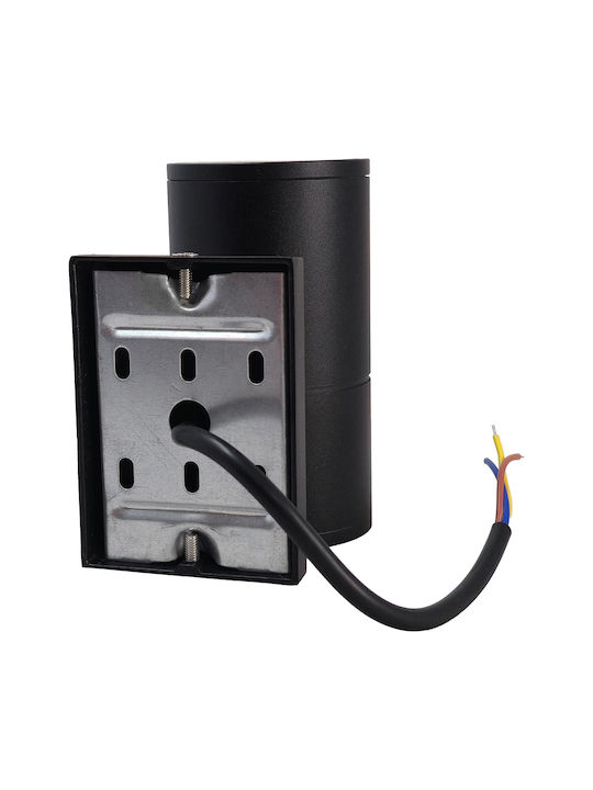 Powertech Επιτοίχιο Εξωτερικό Φωτιστικό GU10 IP65 6.5x6.5x12εκ.