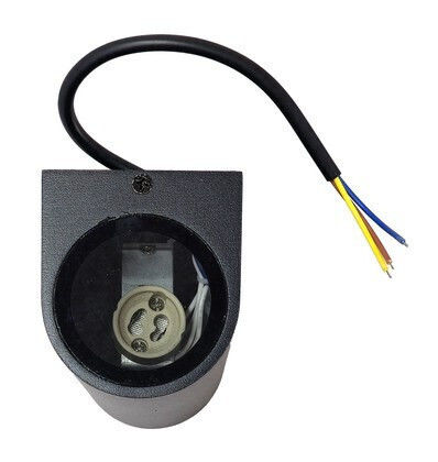 Powertech Wall-Mounted Outdoor Light GU10 IP65 6.6x7.6x15.5εκ.