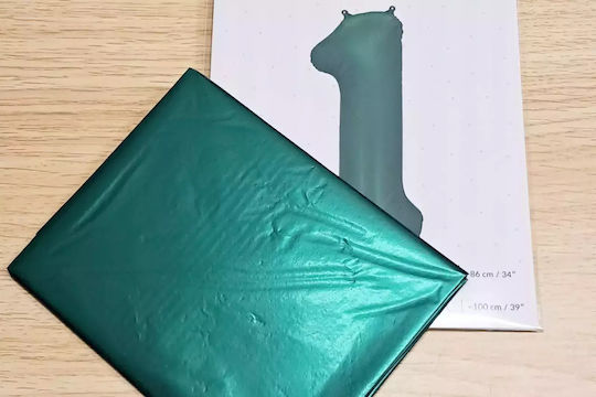 Luftballon Folie Jumbo Zahl 7 Grün 86cm