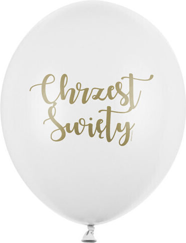 30 Cm Balloons Holy Baptism Pastel Pure White 1 Pack 6 Pcs