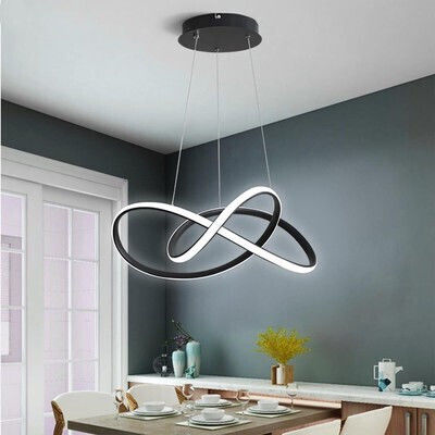 Powertech Hängelampe Schwarz 60x60x120cm.