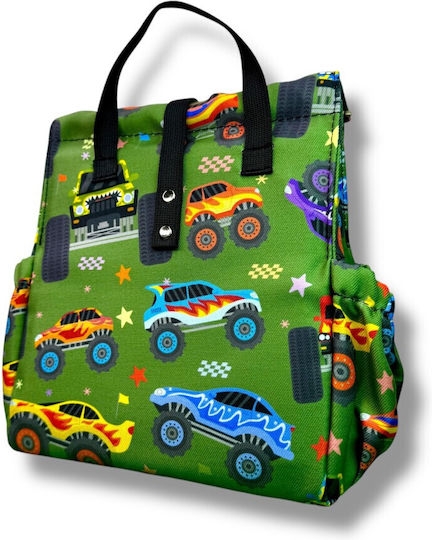 The Lunch Bags Kids Insulated Lunch Bag 5 Litre Monster Truck 21x16x24cm