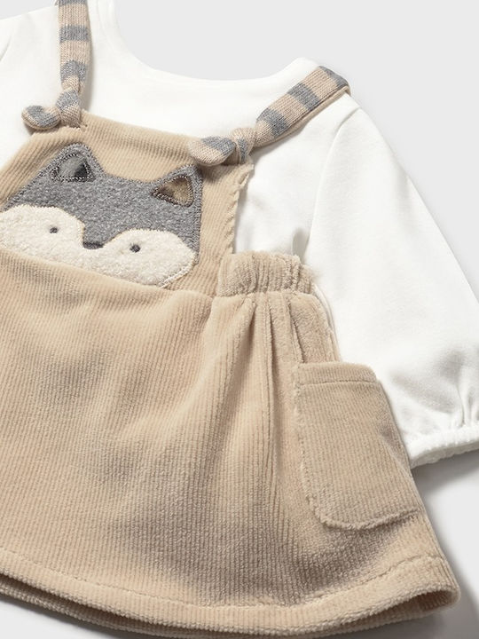 Kids' Corduroy Skirt Beige