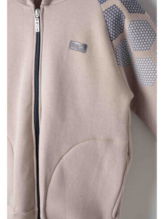 Nek Kids Wear Set Trening Culoare Full Face Bej