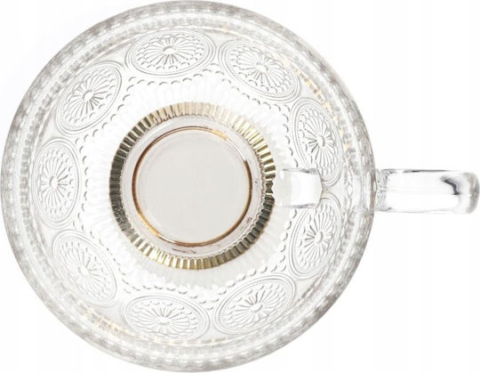 Homla Barrel Cup Coffee Glass Transparent 360ml