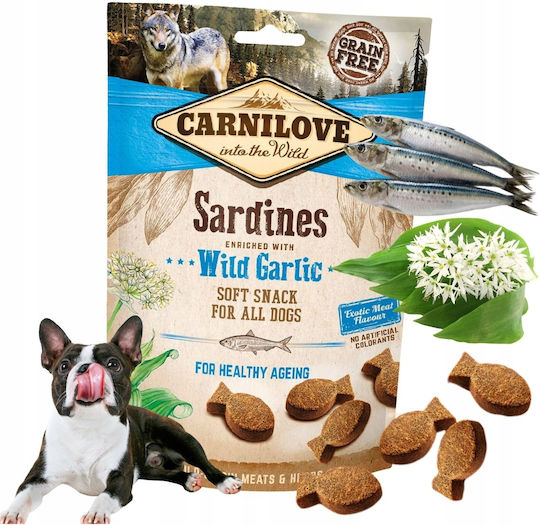Carnilove Soft Dog Treat Grain Free with Sardine 200gr