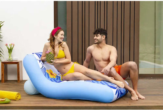 Bestway Φουσκωτό Στρώμα Θαλάσσης Μπλε 155x107cm