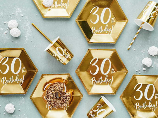 PartyDeco Birthday Ποτήρι για Party