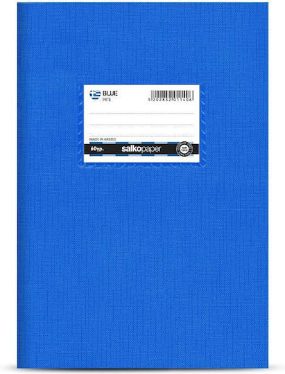 Salko Paper Hefte Geregelt B5 80 Blätter Kunststoff Blau 10Stück