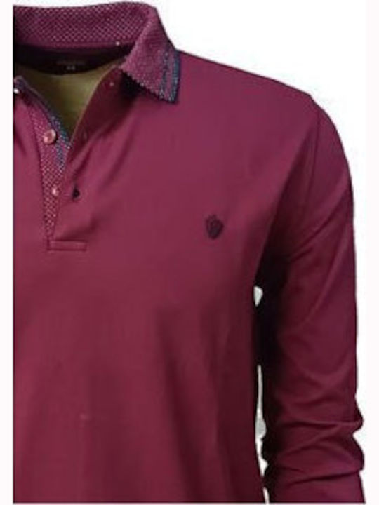Polo Bluse burgundy