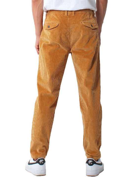Pantaloni Elastic cu Croială Normală Camel