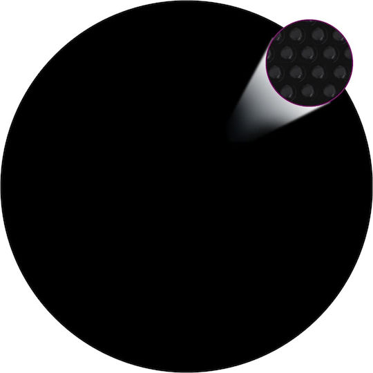 vidaXL Solar Rechteckige Poolabdeckung Poolabdeckung Schwarz/Blau 488 cm aus Polyethylen 488x488cm 1Stück