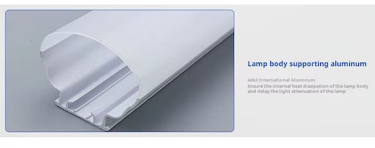 LED Lumina liniară Lumină Plafon 36W Alb rece IP65 120cm