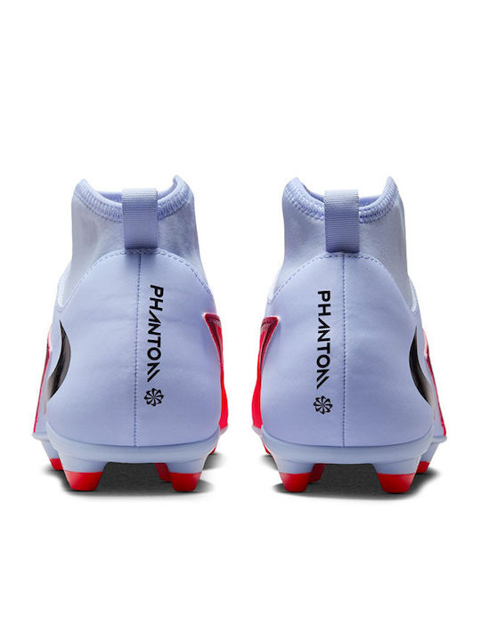 Nike Phantom 6 High Club Football Shoes with Cleats Blue