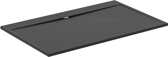 Ideal Standard Ultra Flat S I.life Правоъгълена Керамично душ 160x90см Черен