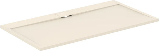 Ideal Standard Ultra Flat S I.life Ορθογώνια Κεραμική Ντουζιέρα 170x80cm Μπεζ