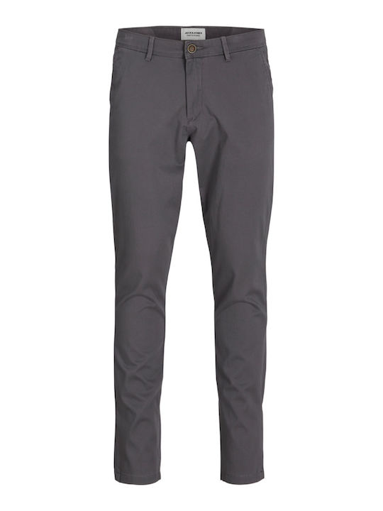 Trousers Chino Elastic in Slim Fit Castlerock