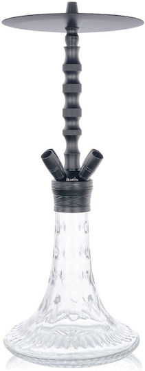 Aladin Ναργιλές Alux M6 Διπλός Μαύρος 58cm