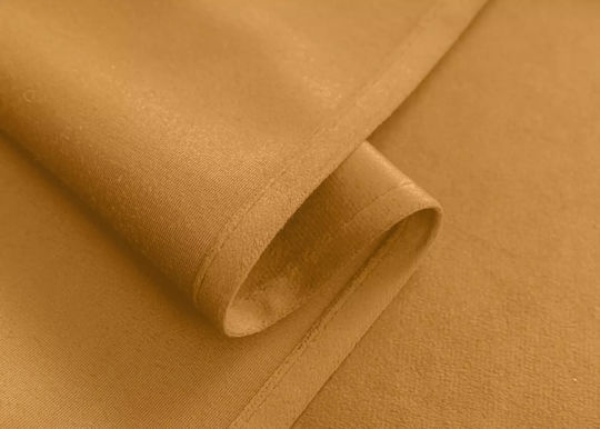 Cotton Market Vorhang Verdunkelung mit Grommet Gelb 140x270cm