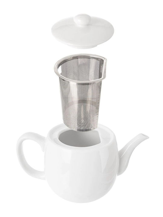Orion Τσαγιέρα Πορσελάνης Καφέ 700ml
