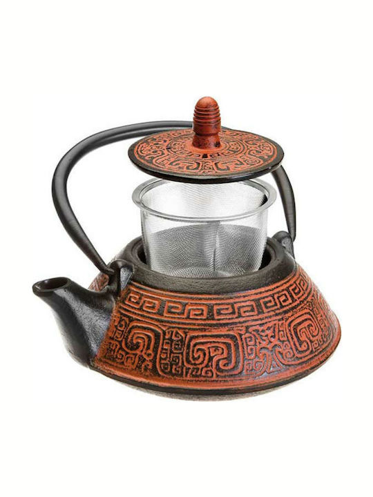 Oriental Express Ceainic Din fontă Roșu 800ml