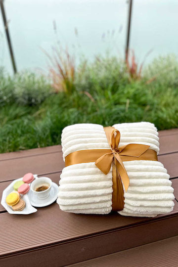 Cotton Market Μονή 170x210εκ. Cream