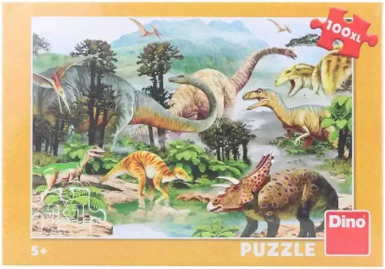 Παιδικό Puzzle H Ζωή των Δεινοσαύρων για 5+ Ετών 100pcs Dino