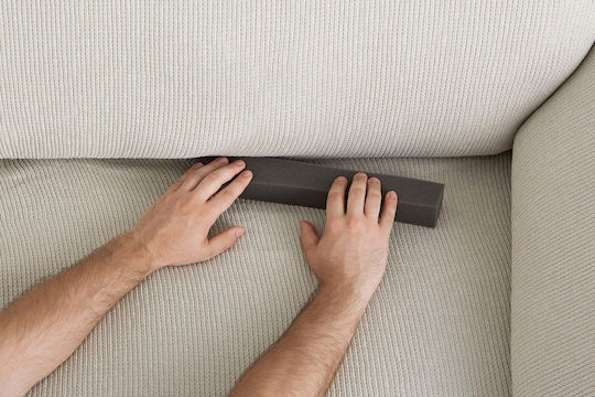 Sofazip Mondo Husă Elastică Canapea cu trei locuri Albastru 1buc SZMONDO3BLEUMARIN