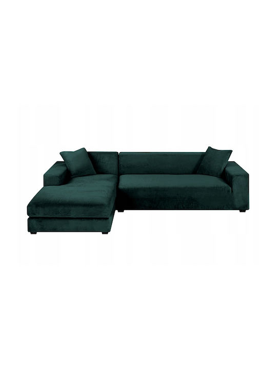 Ubieramy Meble Ελαστικό Κάλυμμα Διθέσιου Καναπέ Bottle Green