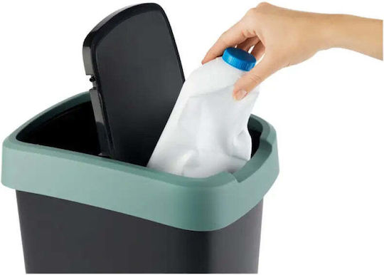 Rotho Babydesign Twist Waste Bin Plastic Green 10lt