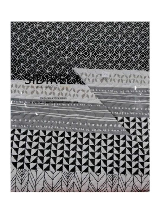 Sidirela Module Cuvertură Single Brown-beige 160x220cm 2buc