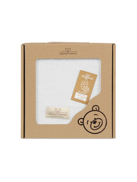 Matex Blanket Cot Muslin Cotton Beige 80x120cm