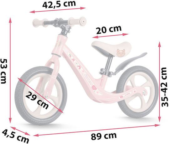 Ricokids Kids Balance Bike Beige