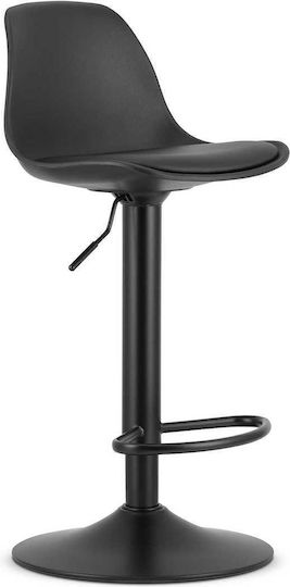 Σκαμπό Μπαρ Black 2τμχ 43x37x38εκ.