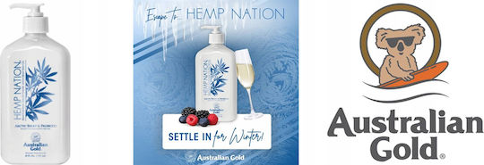 Australian Gold Hemp Nation After Sun Lotion with Jojoba 535ml