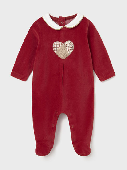 Mayoral Baby-Strampler Kirschrot